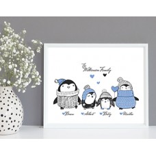 Personalised Family Tree Print, Family Gift, Personalised Father&apos;s Day Gift   302173137333